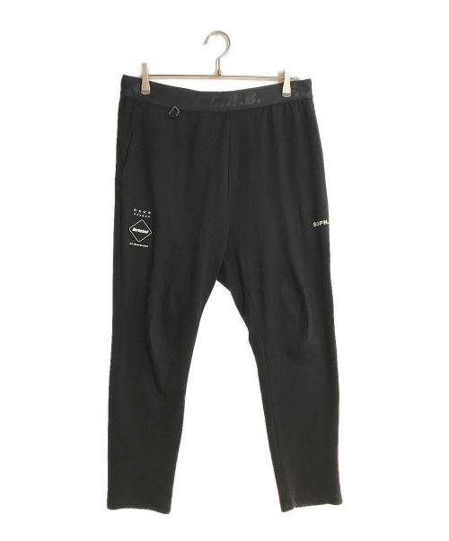 F.C.R.B.（エフシーアールビー）F.C.R.B. (エフシーアールビー) RELAX FIT LONG PANTS/リラックスフィットロングパンツ ブラック サイズ:Lの古着・服飾アイテム