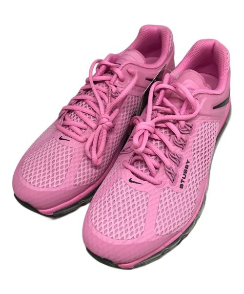 NIKE（ナイキ）NIKE (ナイキ) stussy (ステューシー) AIR MAX 2013 PSYCHIC PINK/BLACK サイズ:29cm 未使用品の古着・服飾アイテム