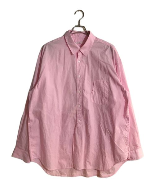 S.K. MANOR HILL（エスケーマノアヒル）s.k. manor hill (エスケーマノアヒル) Savant Shirt/サヴァントシャツ Pink Cotton サイズ:Lの古着・服飾アイテム