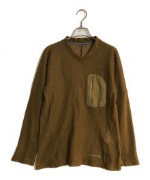 and wander（アンドワンダー）の古着「alpha direct pullover/アルファダイレクトプルオーバー」｜ブラウン