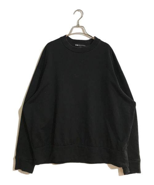 Y-3（ワイスリー）Y-3 (ワイスリー) Signature Graphic Sweatshirt/シグネチャーグラフィックスウェットシャツ ブラック サイズ:Lの古着・服飾アイテム