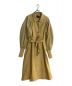 SORIN（ソリン）の古着「Wool Twill Circle Sleeves Trench Coat/ウールツイル　サークルスリーブトレンチコート」｜イエロー