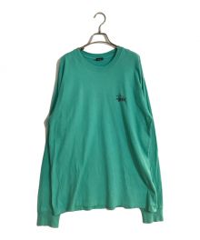 stussy（ステューシー）の古着「BASIC STUSSY LS TEE」｜グリーン