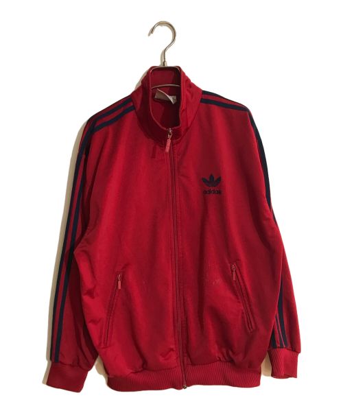 adidas（アディダス）adidas (アディダス) トラックジャケット レッド サイズ:Sの古着・服飾アイテム