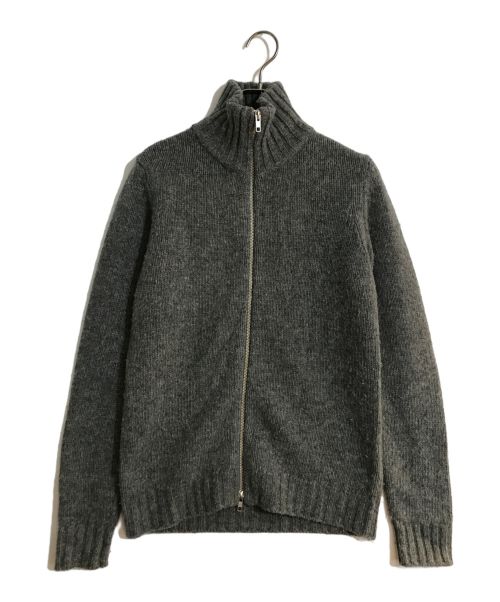 kaiko（カイコー）KAIKO (カイコー) SHRINK ZIP CARDIGAN/シュリンク ジップ カーディガン グレー サイズ:1の古着・服飾アイテム