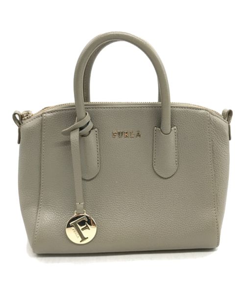 FURLA（フルラ）FURLA (フルラ) TESSA 2WAYバッグ グレーの古着・服飾アイテム