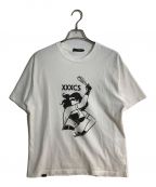 Hysteric Glamour XXXヒステリックグラマートリプルエックス）の古着「SPANK Tシャツ」｜ホワイト