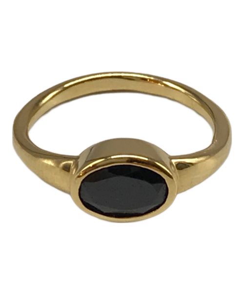 Fauvirame（フォーヴィレイム）Fauvirame (フォーヴィレイム) Black Spinel Ellipse Ring/ブラックスピネルエルプスリング ゴールド サイズ:表記なしの古着・服飾アイテム