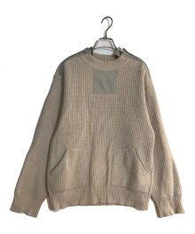 motiv mfg（モチーフエムエフジー）の古着「Soviet pilot knit/ソビエトパイロットニット」｜ベージュ