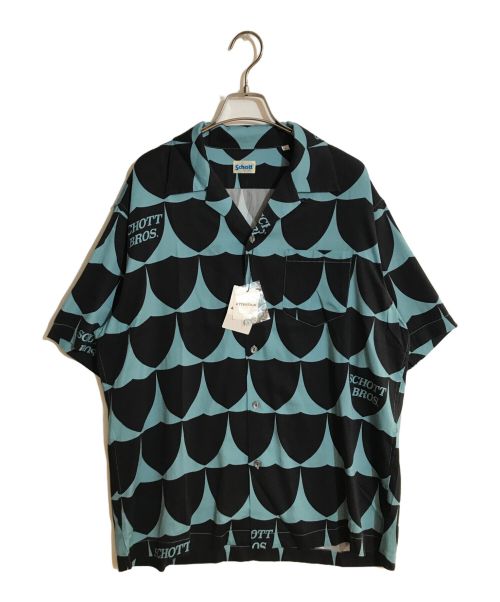 Schott（ショット）Schott (ショット) HAWAIIAN SHIRT PERFECTO ブルー サイズ:L 未使用品の古着・服飾アイテム