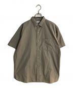 nanamicaナナミカ）の古着「Regular collar wind H/S shirt/レギュラーカラーウィンドシャツ」｜ベージュ