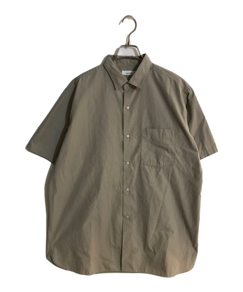 nanamica（ナナミカ）nanamica (ナナミカ) Regular collar wind H/S shirt/レギュラーカラーウィンドシャツ ベージュ サイズ:Mの古着・服飾アイテム