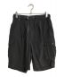 and wander（アンドワンダー）の古着「OVERSIZED CARGO SHORT PANT」｜ブラック