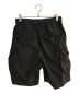 and wander (アンドワンダー) OVERSIZED CARGO SHORT PANT ブラック サイズ:S：8000円