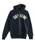 SUPREMEシュプリーム）の古着「Arc Logo Thermal Zip Up/アーチロゴサーマルジッップアップ」｜ネイビー