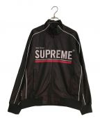 SUPREMEシュプリーム）の古着「World Famous Jacquard Jacket/ワールド ジャカード トラック ジャケット」｜ブラック