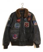 AVIREXアヴィレックス）の古着「GOAT G-1 TOP GUN/ゴートジーワントップガン」｜ブラウン