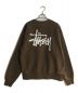 stussy (ステューシー) ロゴスウェット ブラウン サイズ:L：13000円