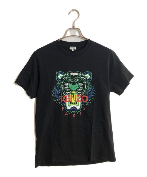 KENZO（ケンゾー）KENZO (ケンゾー) CLASSIC TIGER TEE S/S ブラック×グリーン サイズ:Mの古着・服飾アイテム