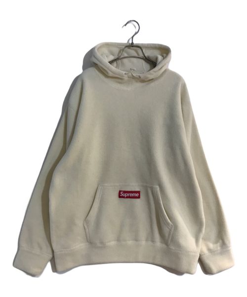 SUPREME（シュプリーム）SUPREME (シュプリーム) Polartec Hooded Sweatshirt アイボリー サイズ:Lの古着・服飾アイテム