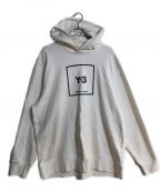 Y-3ワイスリー）の古着「U SQ LBL GRPHC HOODIE」｜ホワイト