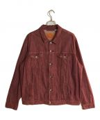 LEVI'Sリーバイス）の古着「THE TRUCKER RINSE WASH」｜レッド