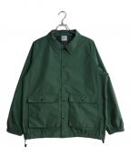 CHAOS FISHING CLUBカオスフィッシングクラブ）の古着「LOGO 3 LAYER COACH JACKET/ロゴ3レイヤーコーチジャケット」｜グリーン