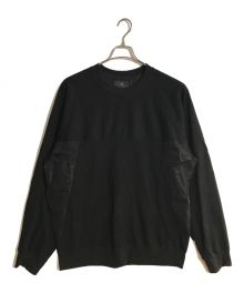 Y-3（ワイスリー）の古着「STRETCH TERRY CREW SWEATSHIRT」｜ブラック