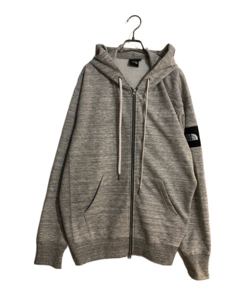 THE NORTH FACE（ザ ノース フェイス）THE NORTH FACE (ザ ノース フェイス) Square Logo Full Zip /スクエアロゴフルジップ グレー サイズ:XXLの古着・服飾アイテム