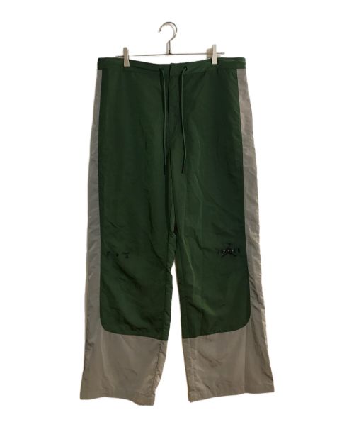 JORDAN（ジョーダン）JORDAN (ジョーダン) OFFWHITE (オフホワイト) AS M J OW TRK PANT グリーン サイズ:４XL 未使用品の古着・服飾アイテム