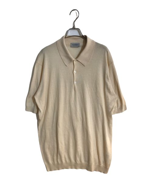 JOHN SMEDLEY（ジョンスメドレー）JOHN SMEDLEY (ジョンスメドレー) ポロシャツ アイボリー サイズ:Lの古着・服飾アイテム