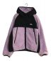 stussy（ステューシー）の古着「SHERPA PANELED HOODED JACKET/シェルパパネルフーデットジャケット」｜ピンク