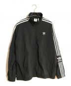 adidasアディダス）の古着「LOCK UP TRACK TOP/ロックアップトラックトップ」｜ブラック