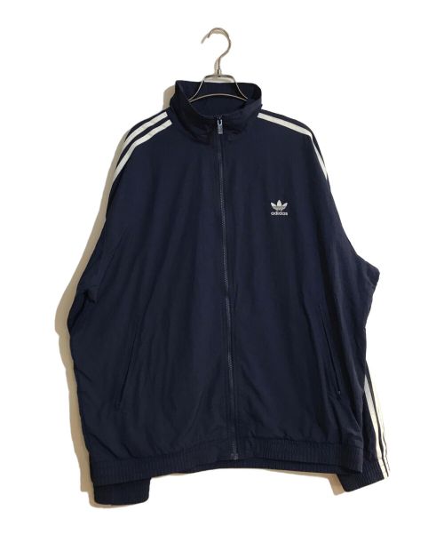 adidas（アディダス）adidas (アディダス) アディカラー ウーブン ファイヤーバード トラックトップ ネイビー サイズ:2XLの古着・服飾アイテム