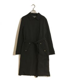 Max Mara WEEK END LINE（マックスマーラ ウイークエンドライン）の古着「パデッドステンカラーコート」｜ブラック