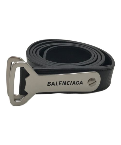 BALENCIAGA（バレンシアガ）BALENCIAGA (バレンシアガ) 23SS ボトルオープナー D RING ベルト ブラックの古着・服飾アイテム