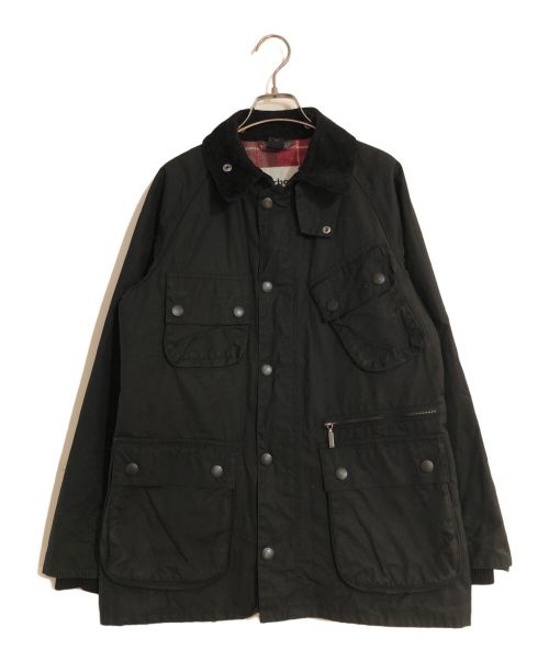 Barbour（バブアー）Barbour (バブアー) WHITE MOUNTAINEERING (ホワイトマウンテ二アニング) ワックスコットンフードジャケット ブラック サイズ:34の古着・服飾アイテム