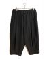 TIGHTBOOTH PRODUCTION（タイトブースプロダクション）の古着「SYNTHE CORD CROPPED PANTS/クロップドパンツ」｜ブラック