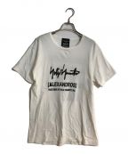 Yohji Yamamoto pour homme×ALEXANDROSヨウジヤマモト プールオム×アレキサンドロス）の古着「17AW コラボTシャツ」｜ホワイト