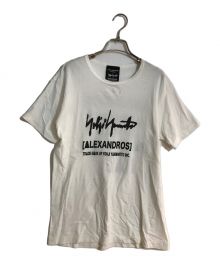 Yohji Yamamoto pour homme×ALEXANDROS（ヨウジヤマモト プールオム×アレキサンドロス）の古着「17AW コラボTシャツ」｜ホワイト