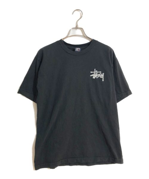 stussy（ステューシー）stussy (ステューシー) OLDプリントTシャツ/オールドプリントティーシャツ ネイビー サイズ:Ｌの古着・服飾アイテム