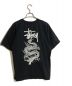 stussy (ステューシー) OLDプリントTシャツ/オールドプリントティーシャツ ネイビー サイズ:Ｌ：12000円