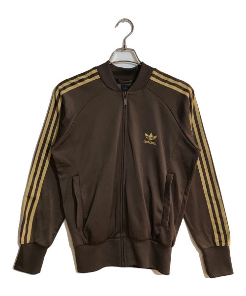 adidas（アディダス）adidas (アディダス) SUPERSTAR TRACK TOP / トラックジャケット ブラウン サイズ:Mの古着・服飾アイテム