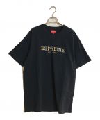 SUPREMEシュプリーム）の古着「18FW Nouveau Logo Tee/ヌーヴォー　ロゴ」｜ブラック