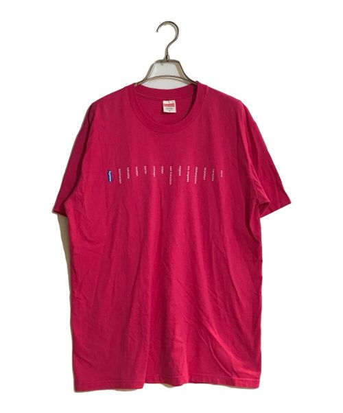 SUPREME（シュプリーム）SUPREME (シュプリーム) 23SS Location Tee/23SSロケーションティー ピンク サイズ:Mの古着・服飾アイテム