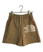 GUCCI×THE NORTH FACEグッチ×ザ ノース フェイス）の古着「Shorts/ショーツ」｜ブラウン