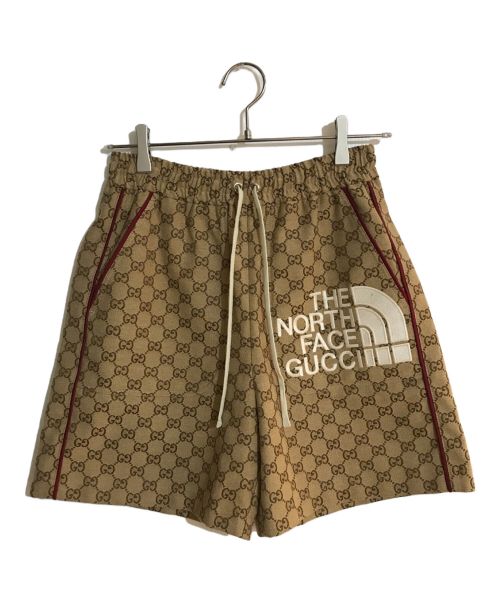 GUCCI（グッチ）GUCCI (グッチ) THE NORTH FACE (ザ ノース フェイス) Shorts/ショーツ ブラウン サイズ:XSの古着・服飾アイテム