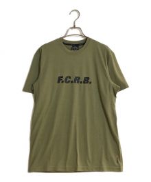 F.C.R.B.（エフシーアールビー）の古着「POLARTEC POWER DRY AUTHENTIC LOGO TEE/ポーラーテックパワードライオーセンティックロゴティー」｜オリーブ