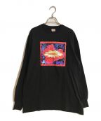 SUPREMEシュプリーム）の古着「17AW BLOOM L/S TEE」｜ブラック