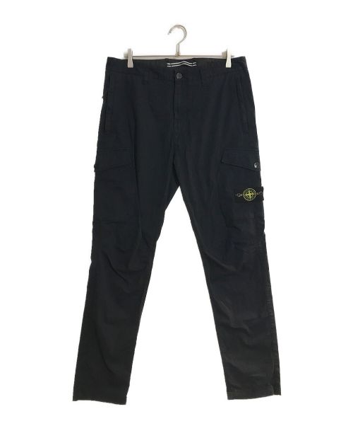 STONE ISLAND（ストーンアイランド）STONE ISLAND (ストーンアイランド) CARGO TROUSERS GARMENT DIE/カーゴトラウザーズガーメントダイ ブラック サイズ:33の古着・服飾アイテム